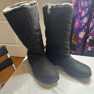 Toe Warmers Winter Boots Made in Canada Women’s 9W Wide Faux Fur Lined